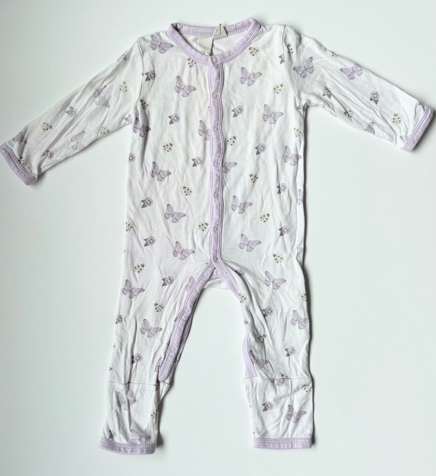 Kyte Flutter Snap Romper (3-6 Months)