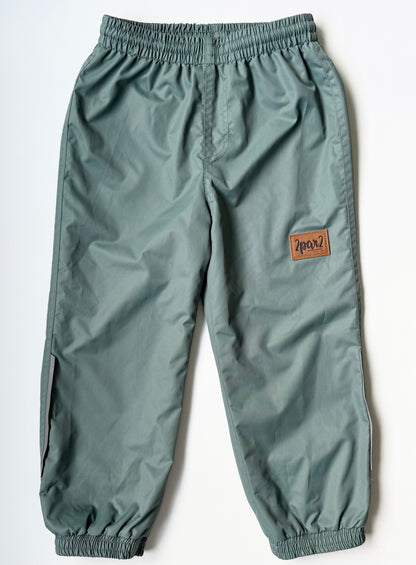 Deux Par Deux Green Splash Pants (4T)