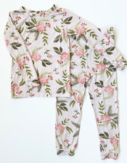 Mad Collection Blush Floral Two Piece PJ Set (3T)