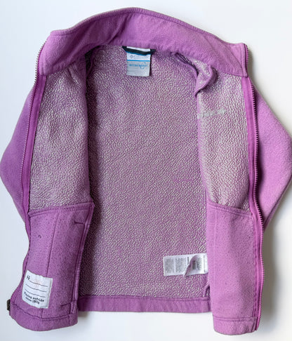 Columbia Purple Sparkle Interior Fleece Zip Up (7/8 Years)