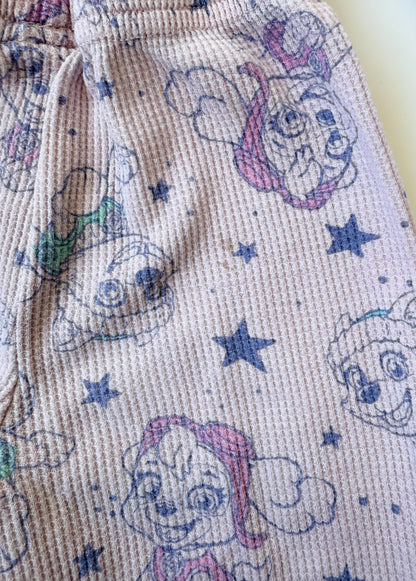 Paw Patrol Purple Waffled Two Piece PJ Set (3T)