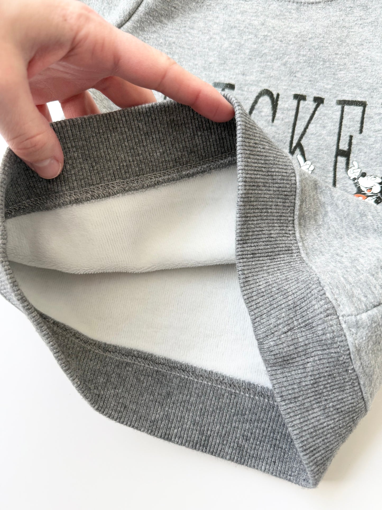 Mickey Fashion Wear Grey Crewneck Sweater (3-4 Years)