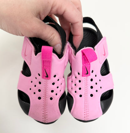 Nike Pink & Black Sunray Protect 2 Sandal (6)