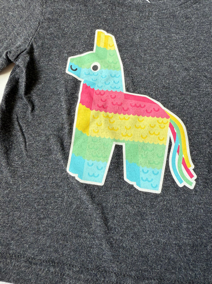 Whistle & Flute Dark Grey Piñata T-Shirt (12-18 Months)
