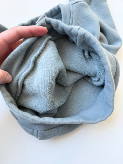 PlumKids Label Blue “Tiny Human” Fleece Sweater (12-24 Months)