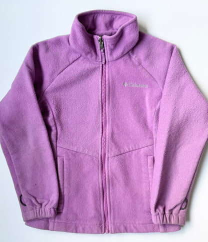 Columbia Purple Sparkle Interior Fleece Zip Up (7/8 Years)
