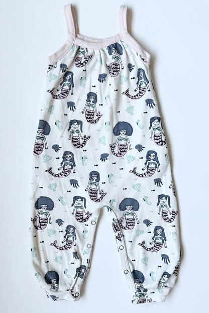 Finn + Emma Light Pink Mermaids Tank Top Jumpsuit (6-12 Months)