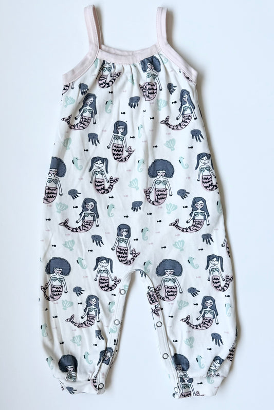 Finn + Emma Light Pink Mermaids Tank Top Jumpsuit (6-12 Months)