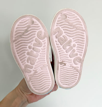 Native Pink Sparkle Jefferson Slip Ons (C6)