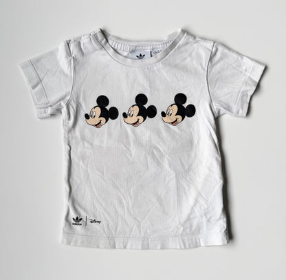 Adidas x Disney White Mickey T-Shirt (12-18 Months)