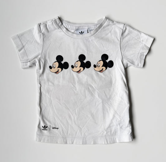 Adidas x Disney White Mickey T-Shirt (12-18 Months)