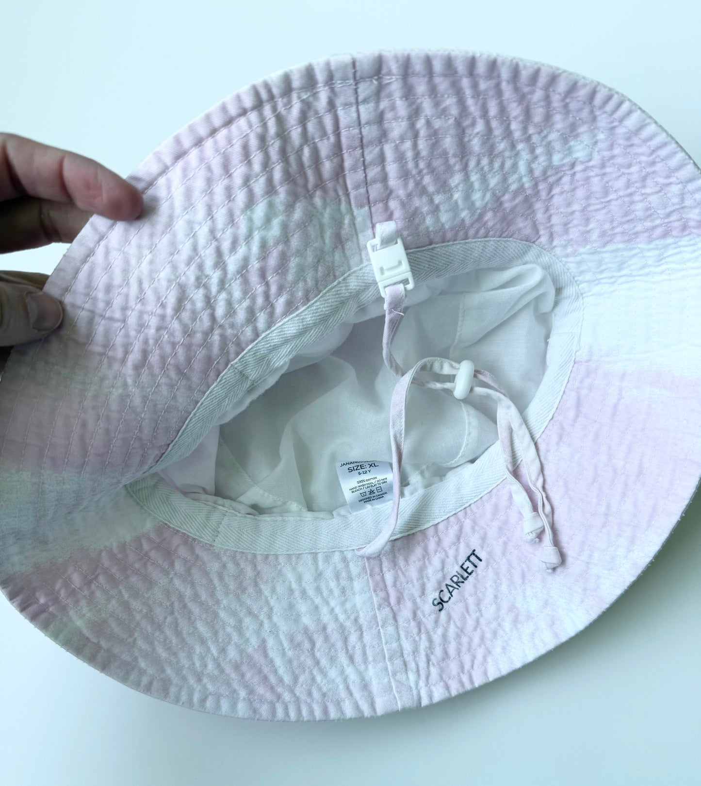 Jan & Jul Pink Tie Dye Sun Hat (5-12 Years)
