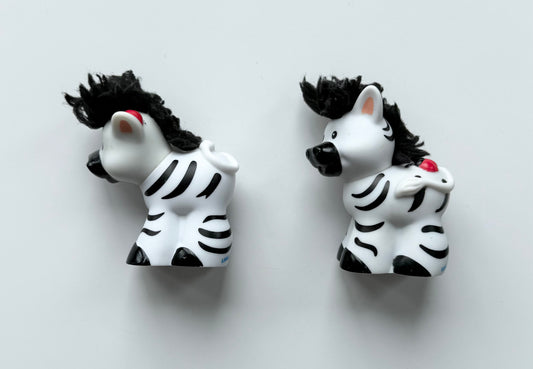 Fisher-Price Little People Fabric Zebra Figurine Bundle