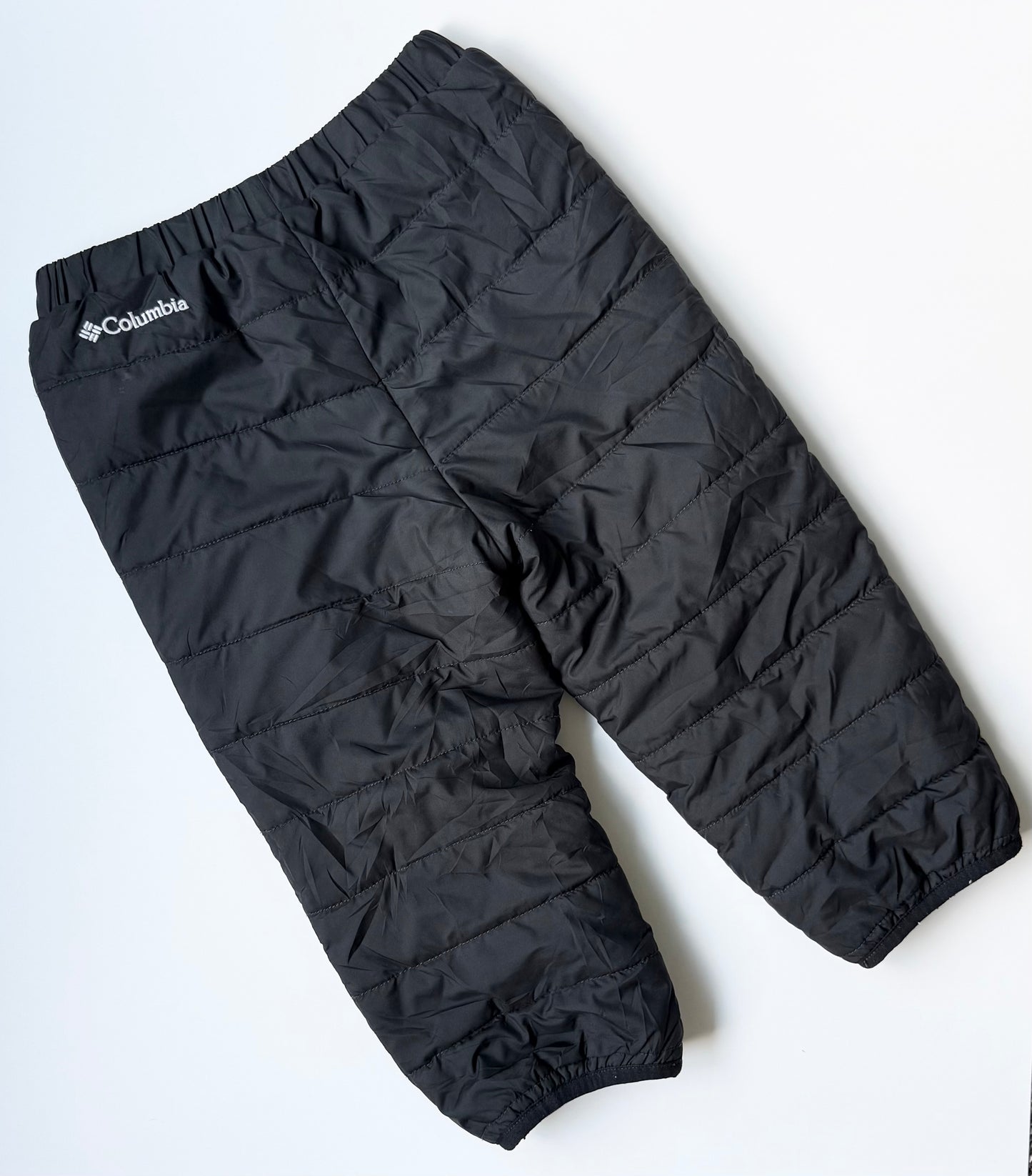 Columbia Black Reversible Puffer & Fleece Double Trouble Snow Pants (18-24 Months)