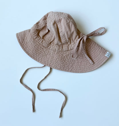 Fini the Label Dusty Rose Floppy Sun Hat (3-6 Years)