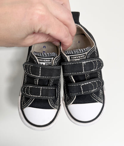 Converse Black Velcro Sneakers (6)