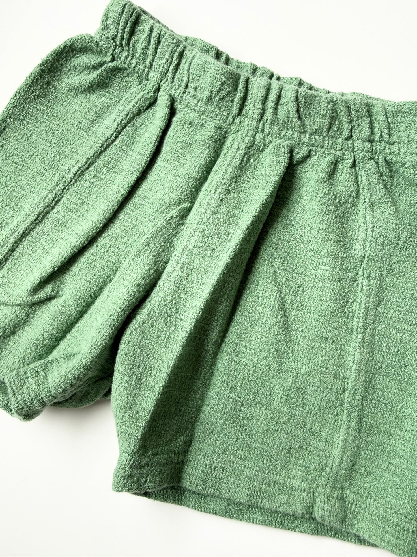 Zara Green Fabric Shorts (9-12 Months)