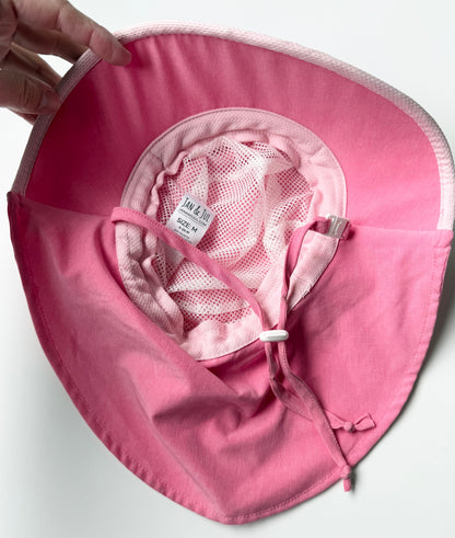 Jan & Jul Pink Sun Hat (6-24 Months)