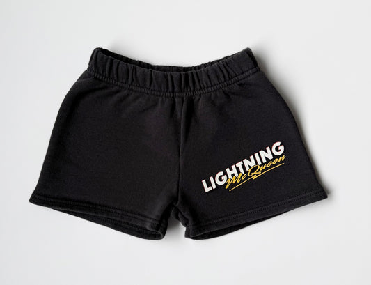 Zara x Disney Pixar Cars Dark Grey Lightening McQueen Sweat Shorts (2 Years)