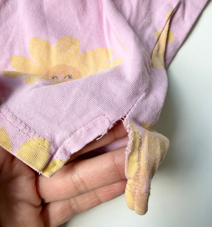 Zara Pink & Yellow Sun Flowers T-Shirt (2-3 Years)