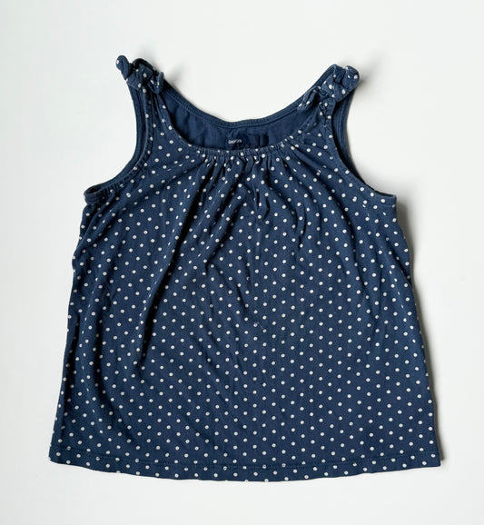 Baby Gap Blue & White Polkadot Tank Top (6-7 Years)