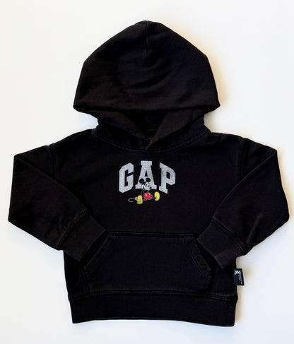 Gap x Disney Black Mickey Mouse Hoodie (3T)