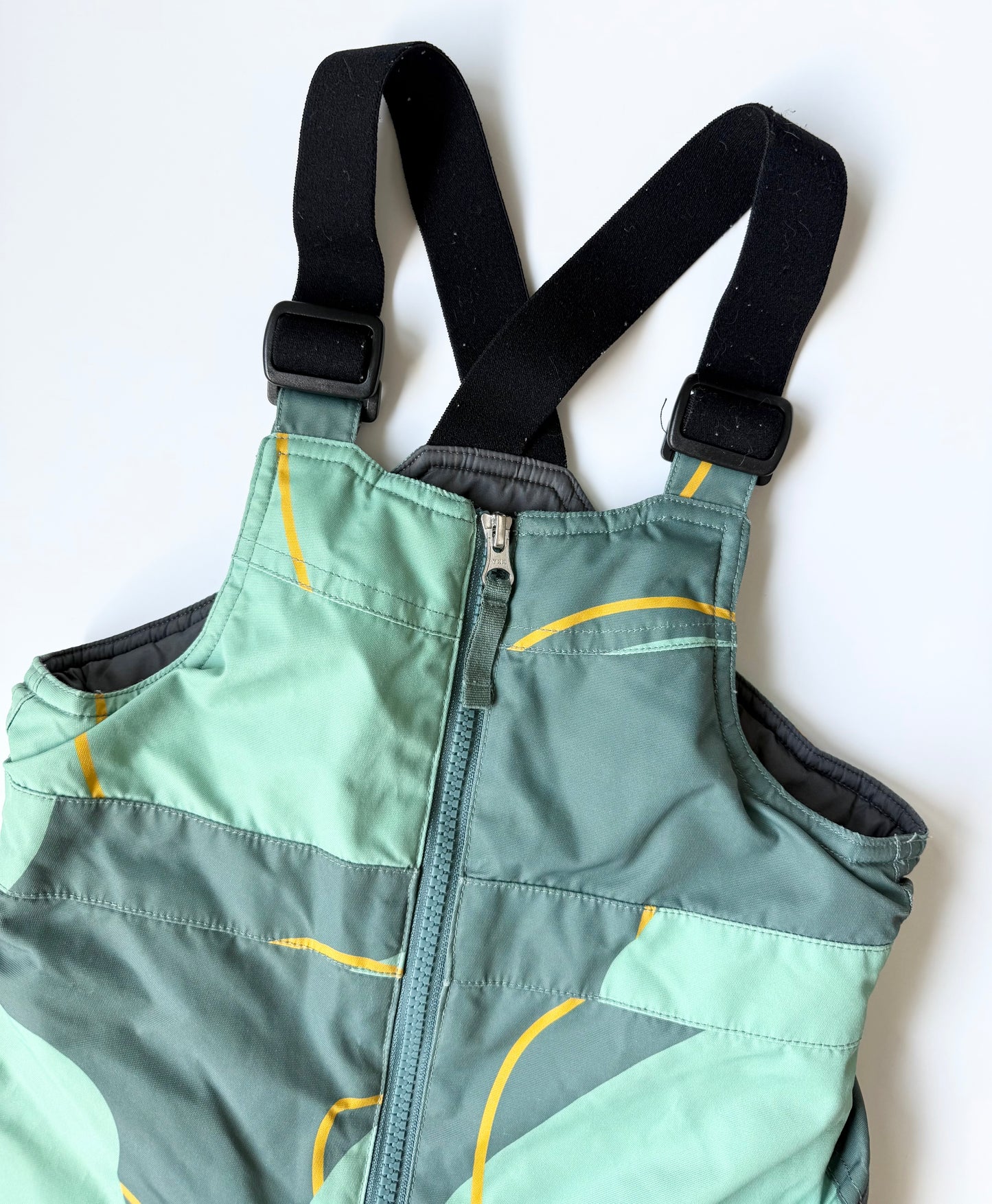 MEC Green & Grey Patterned Toaster Bib Snow Pants (5 Years)