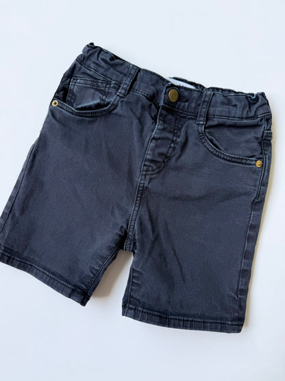 Zara Black Jean Shorts (3-4 Years)