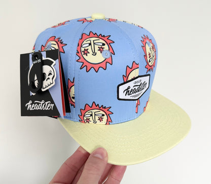 Headster Sweet Sunshine Blue & Yellow SnapBack Hat (52CM)
