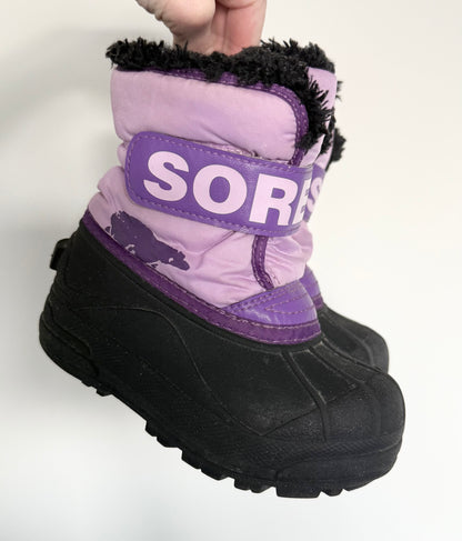 Sorel Purple Snow Commander Winter Boots (9)