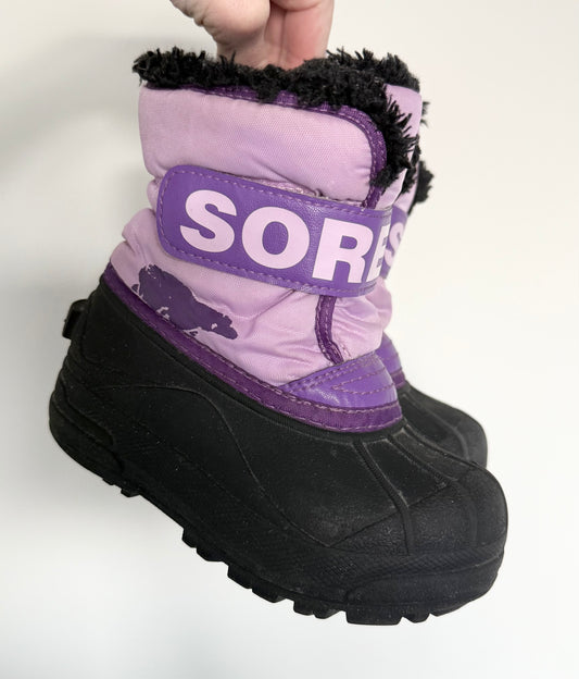 Sorel Purple Snow Commander Winter Boots (9)