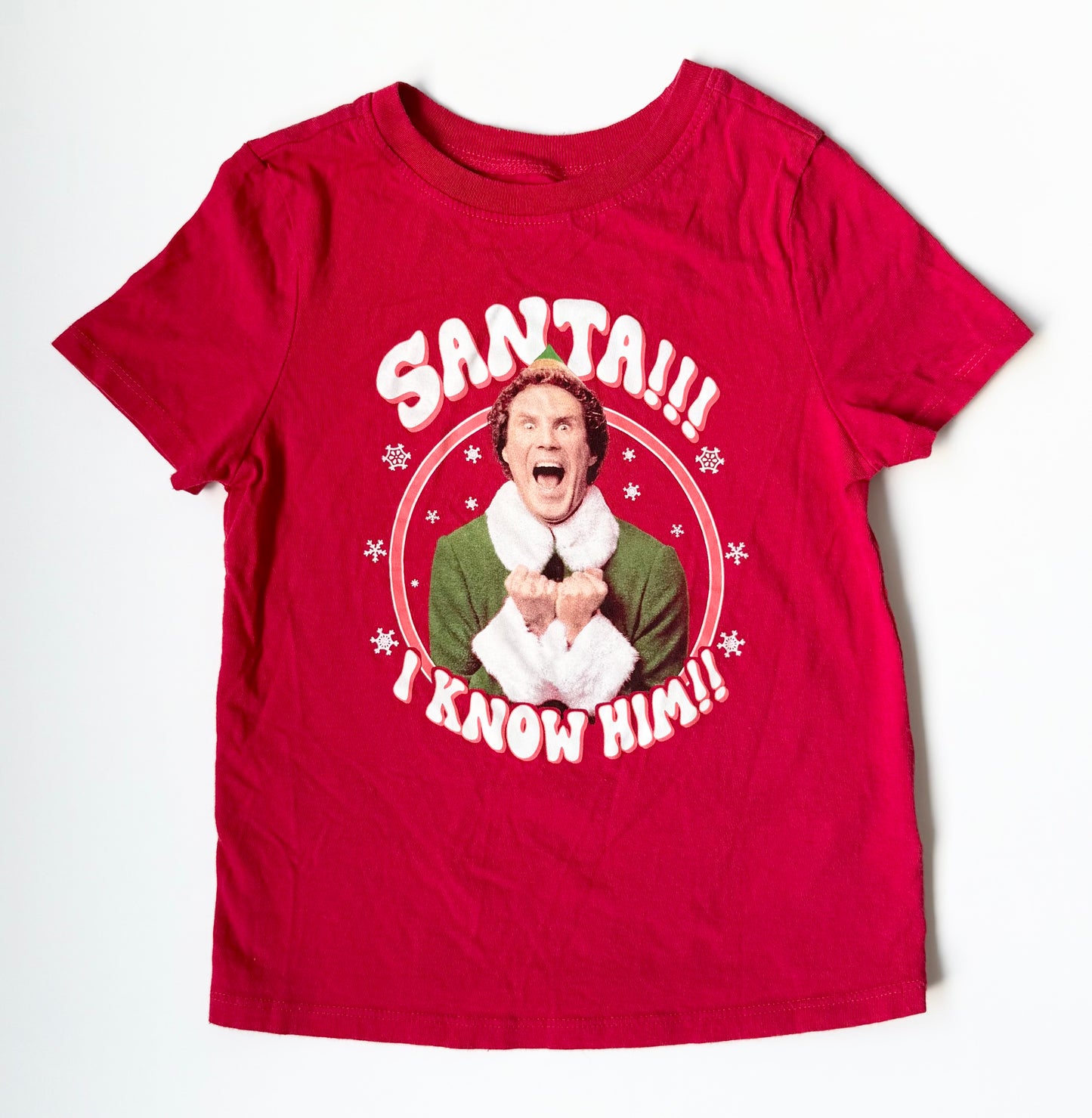Old Navy Buddy the Elf “Santa!” T-Shirt (5T)