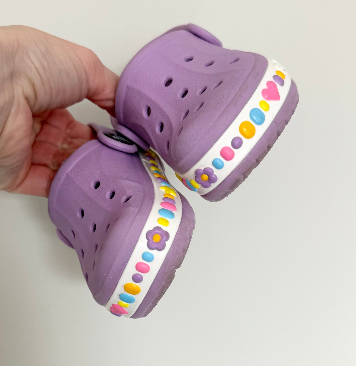 Crocs Bayaband Charm Band Clog Slip Ons (C5)