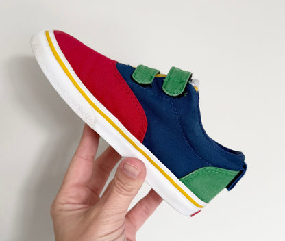 Vans Doheny Old Skool V Primary Colorblock Velcro Sneakers (10)