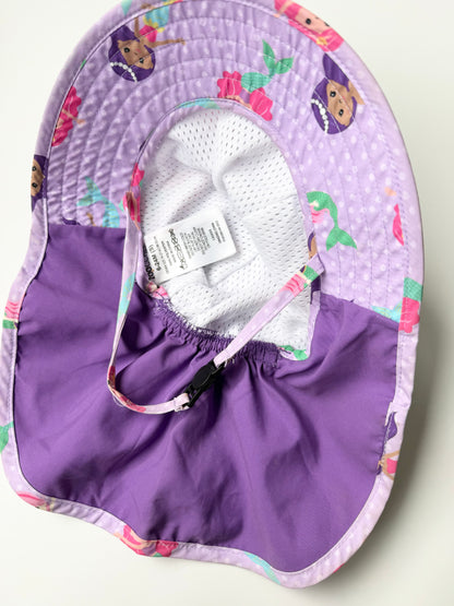 Zoocchini Purple Mermaids Sun Hat (6-24 Months)