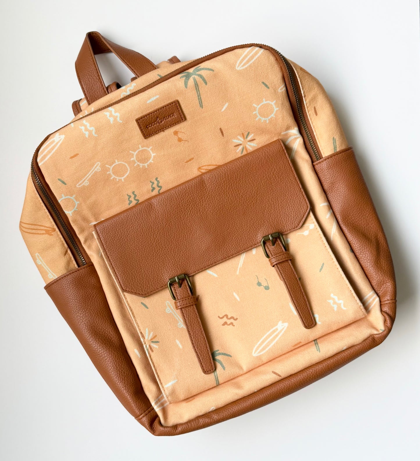 Coco Village Orange Venice Backpack