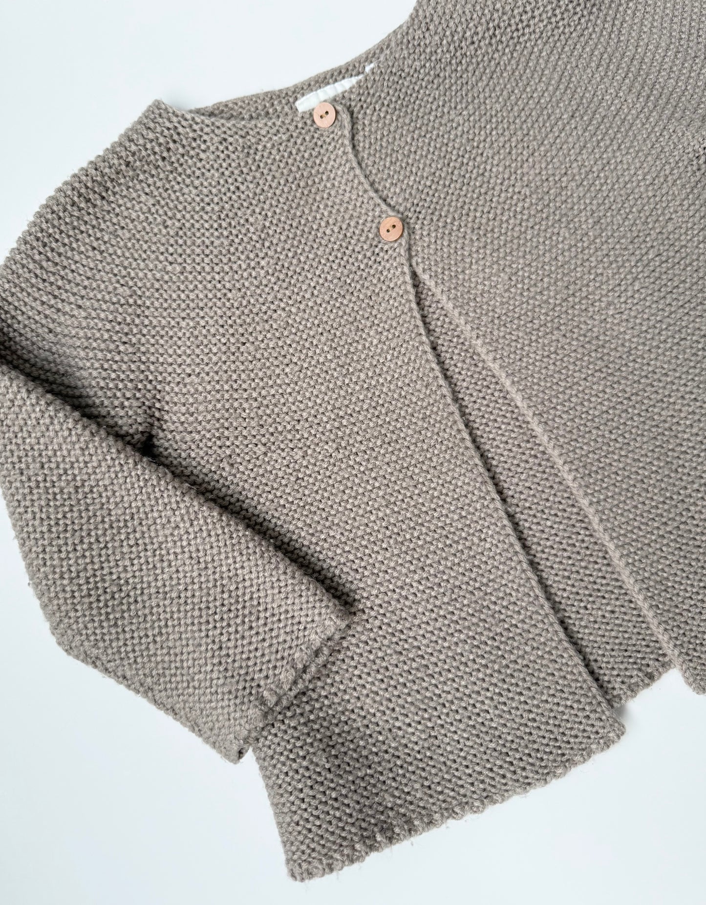 Zara Grey Two Button Knit Cardigan Sweater (18-24 Months)