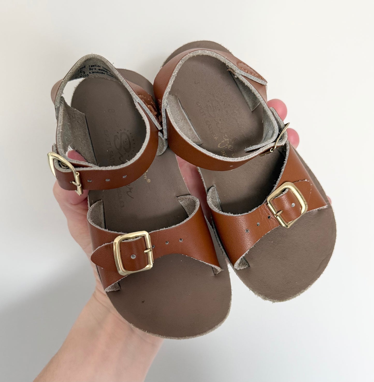 Salt Water Surfer Sandals - Tan (8)
