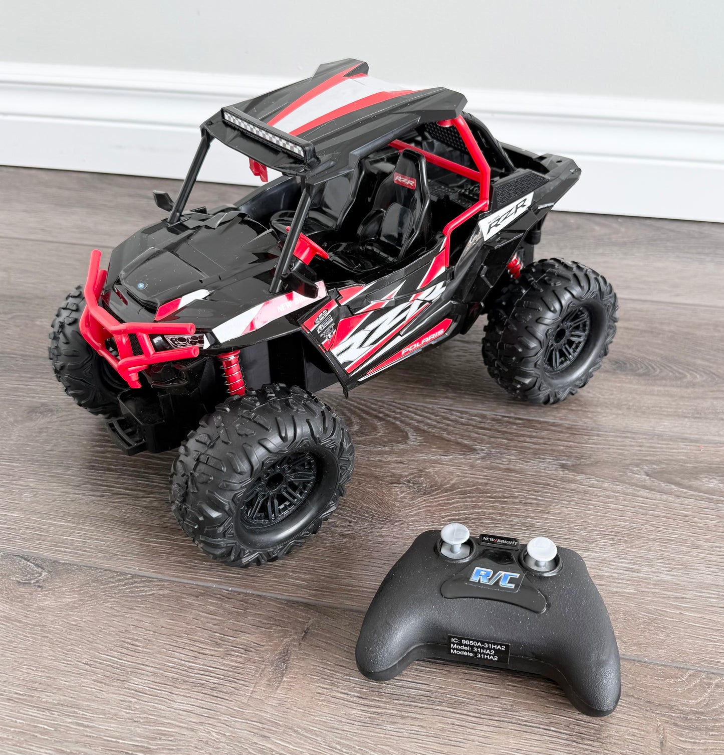 Polaris Remote Control Black & Red ATV
