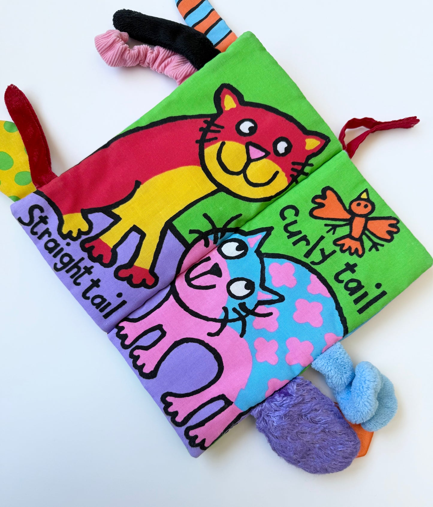 Jellycat Kitty Tails Soft Crinkle Book