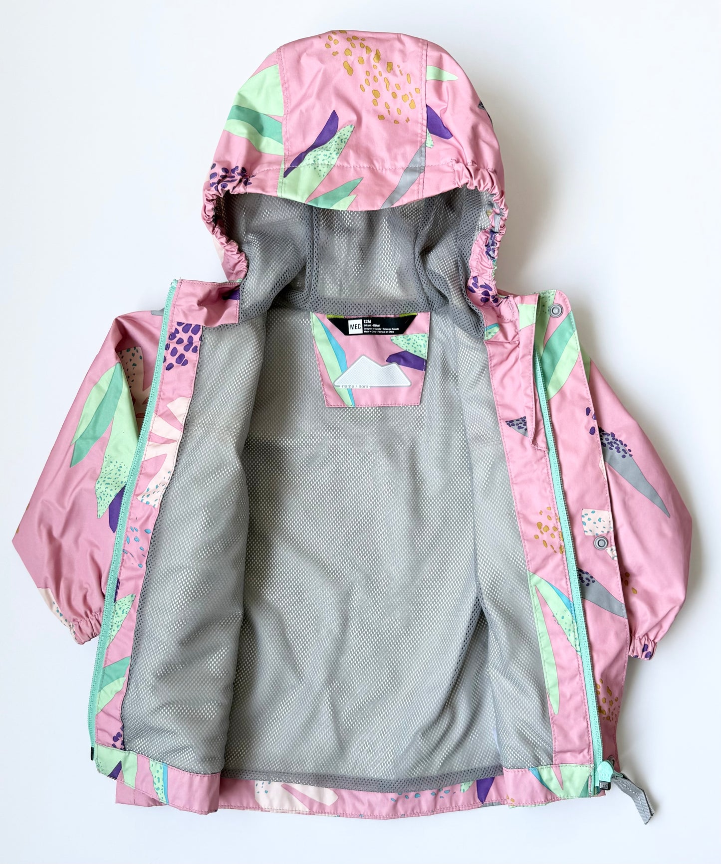MEC Pink Tropical Wind Breaker Jacket (12 Months)