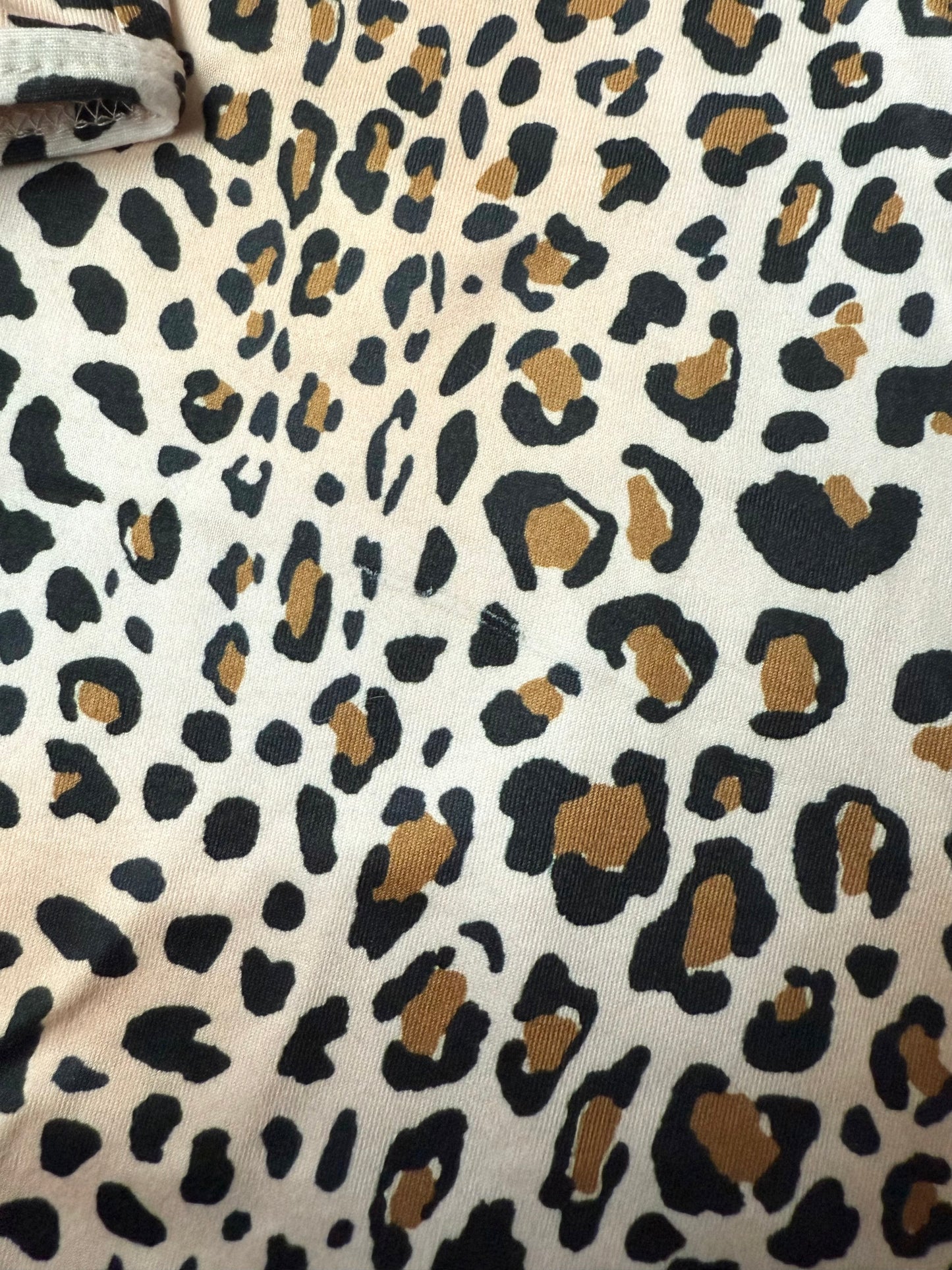 Three Little Tots Cheetah Knotted Gown & Matching Hat - New (0-3 Months)