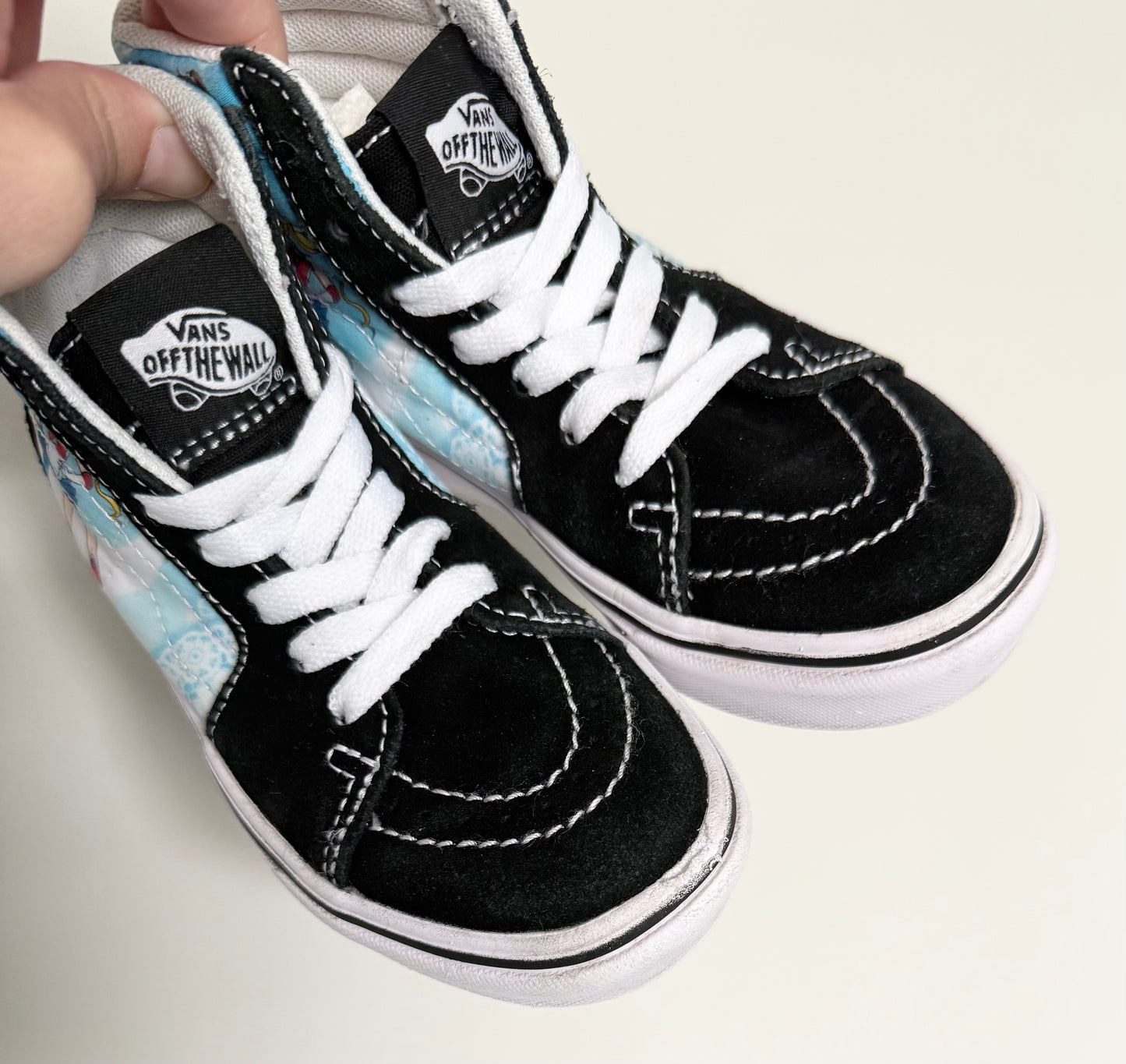 Vans x Sailor Moon Black & White High Top Lace Up Sneakers (11)
