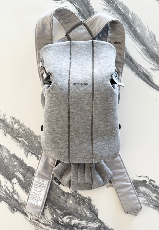 Baby Bjorn Baby Carrier Mini 3D Jersey in Light Grey