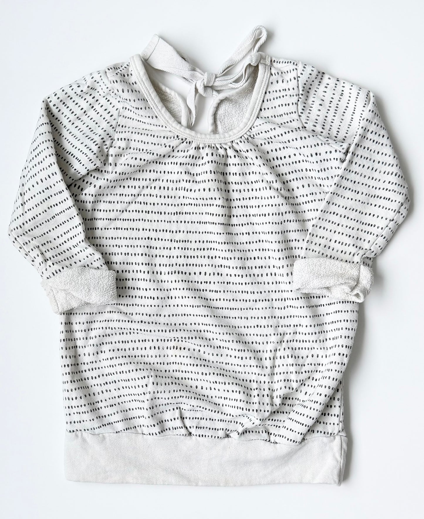 Childhoods White & Black Speckled Sweater (4T)