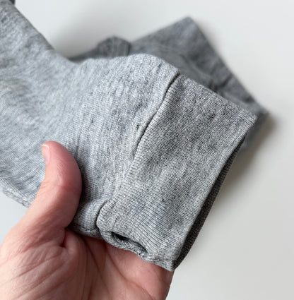 Finger in the Nose x Peanuts Heathered Grey Lucy Baseball Sweater (6/7 Years)