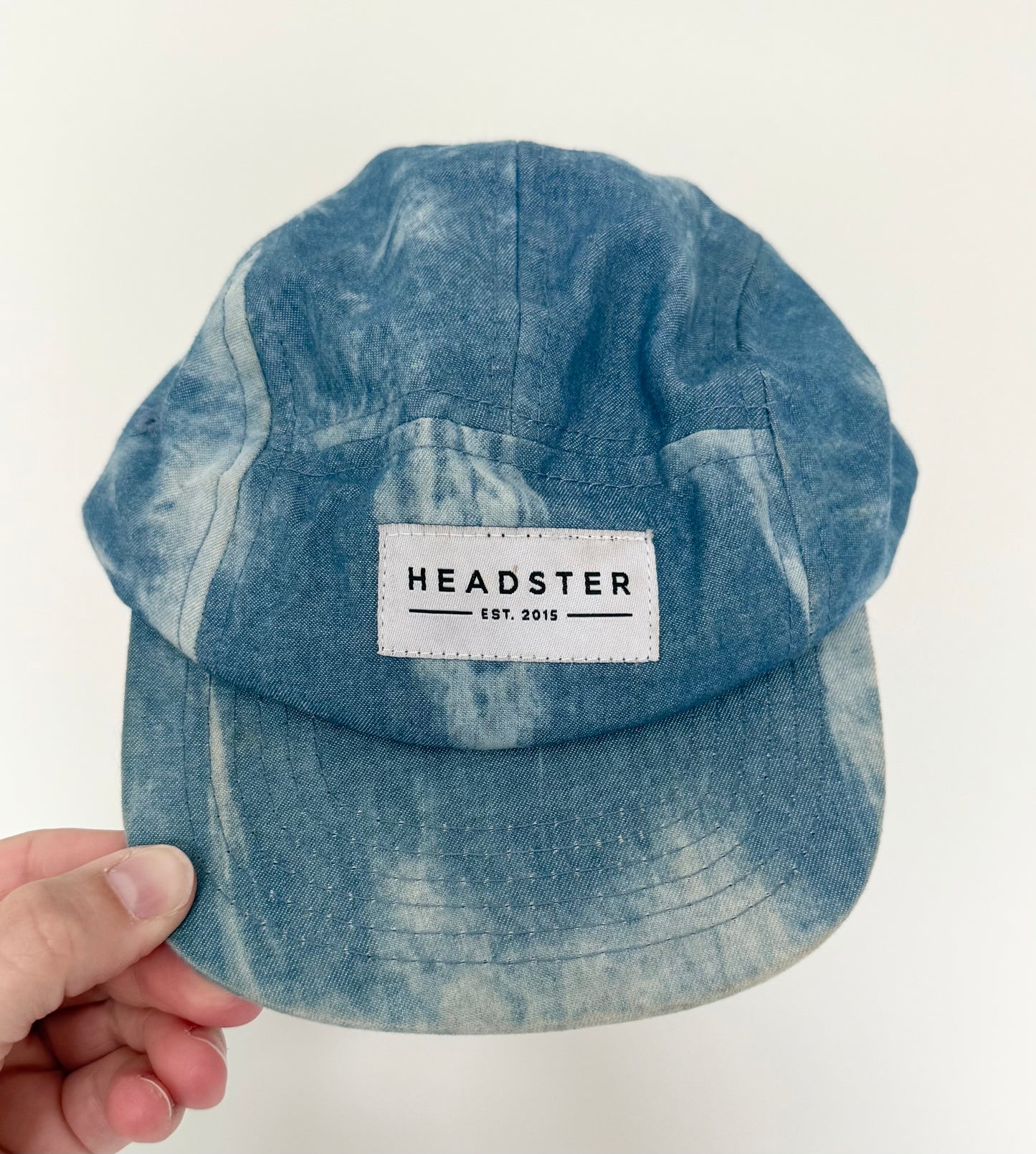 Headster Blue Jean Tie Dye SnapBack Hat (48CM)