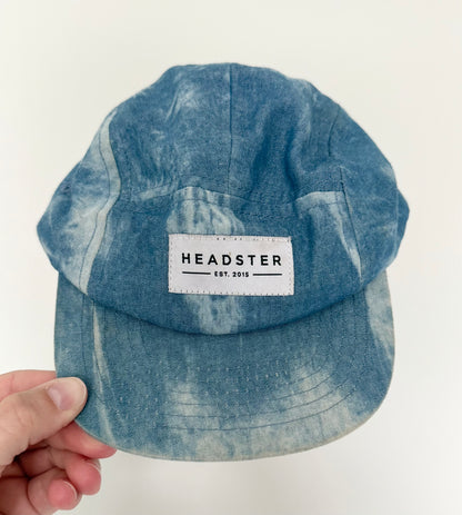 Headster Blue Jean Tie Dye SnapBack Hat (48CM)