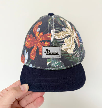 LP Apparel Dark Blue Floral Snap Back Hat (6-24 Months)