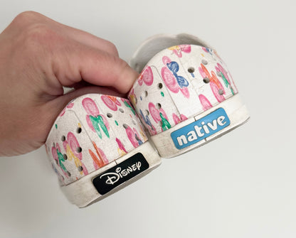 Native x Disney White Minnie Mouse Jefferson Slip Ons (10)